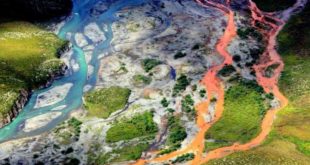 Ржавые воды Аляски: нетронутые реки и ручьи становятся оранжевыми